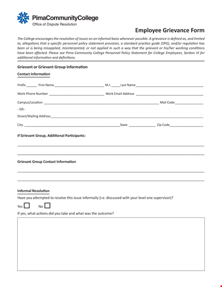 resolve your workplace dispute with a grievance letter template