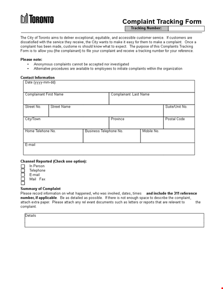 disciplinary action tracking form template
