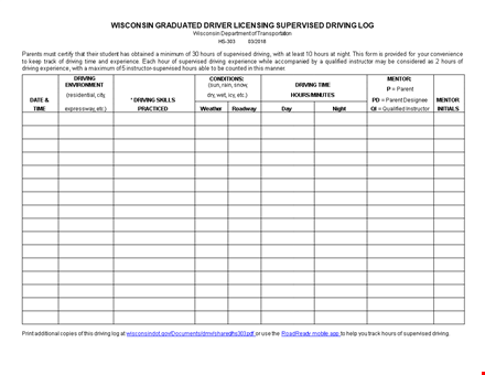 driving hours | log your daily activities with our drivers daily log tool template