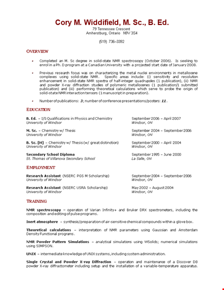 professional teaching resume template