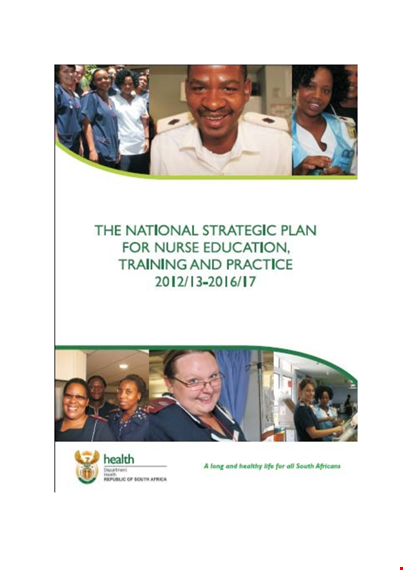 nursing education strategic plan - enhancing education and health in clinical nursing template