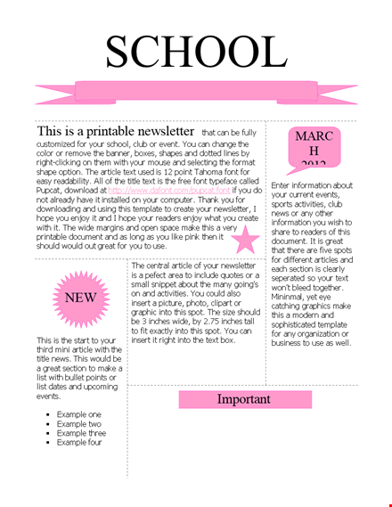 customize your email marketing efforts with a newsletter template template