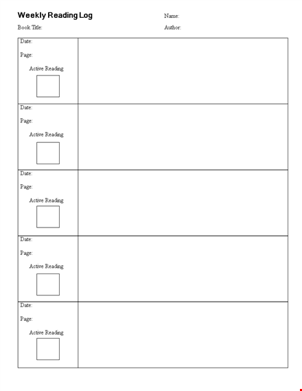 track your reading progress with our think-active reading log template template