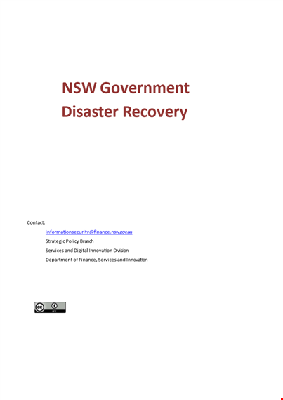 effective disaster recovery plan template for business management and recovery template