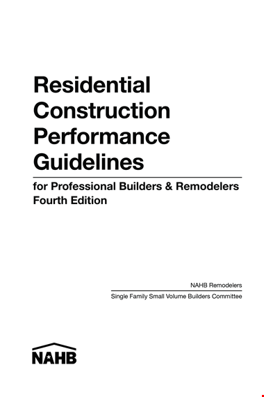 residential construction to do list template