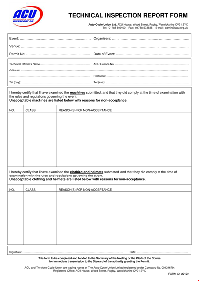 technical report template