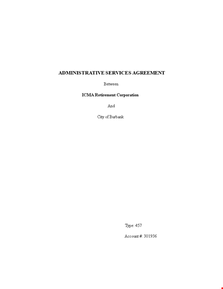 retirement plan administrative services agreement template template