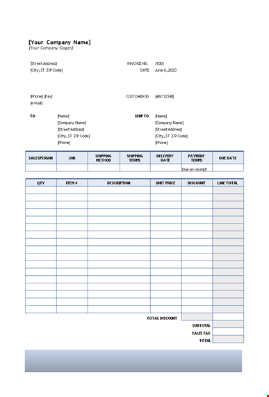 generate a purchase order - easy street address input template