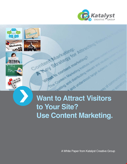 creative content marketing: expert strategies for effective marketing and audience serving template