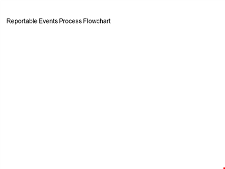 event process flow chart template - easy-to-use events process flow for reportable actions template