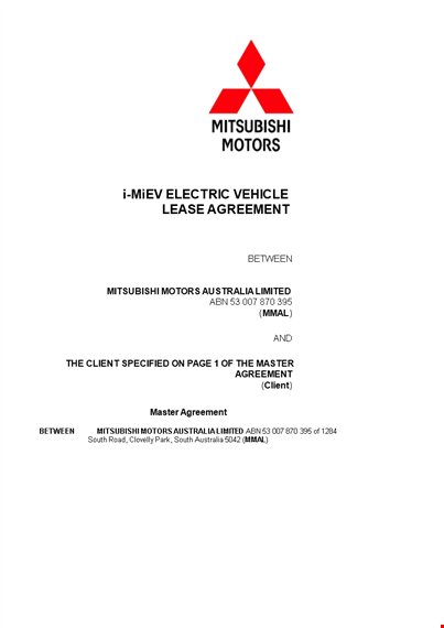electric vehicle lease agreement template for client agreement template