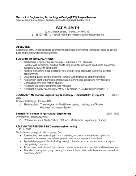 mechanical engineering resume - equipment design, engineering, mechanical expertise template