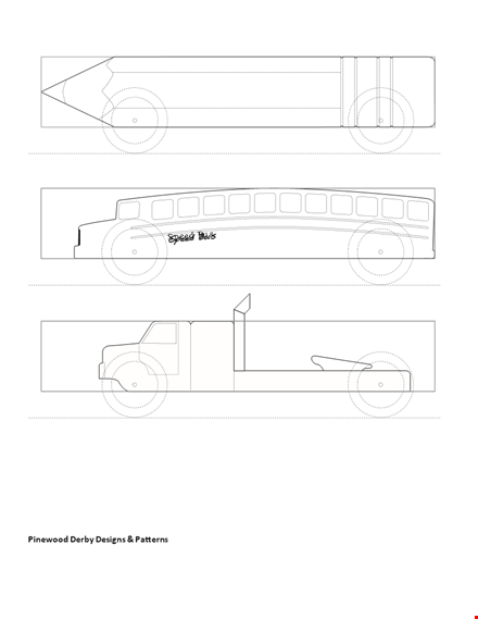 pinewood derby templates & designs | pinewood derby cars template