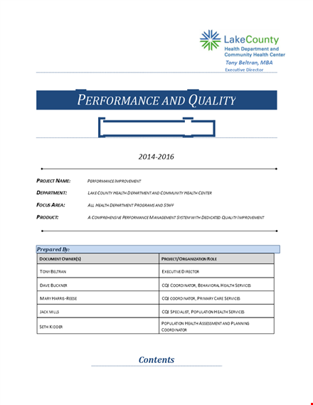 management performance improvement plan template template