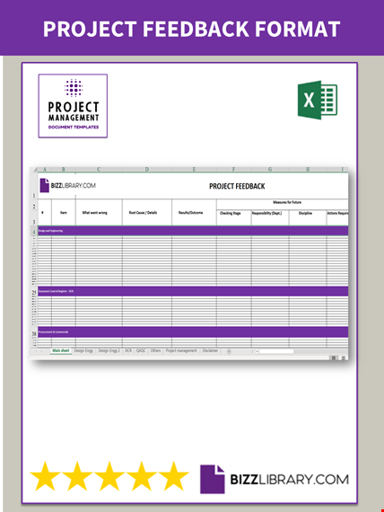 project feedback template