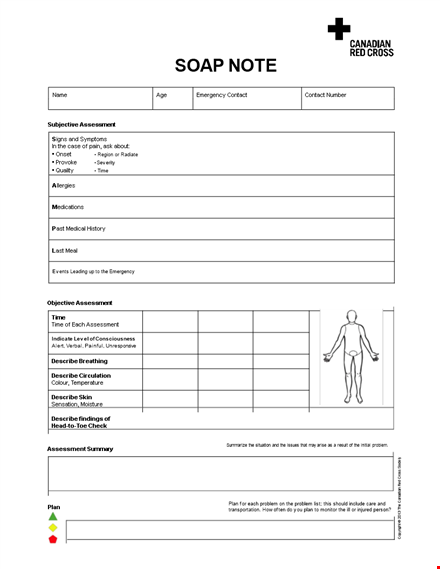 effective soap note template: streamline your assessment and problem description template