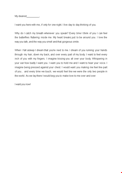 perfect words love letter template template