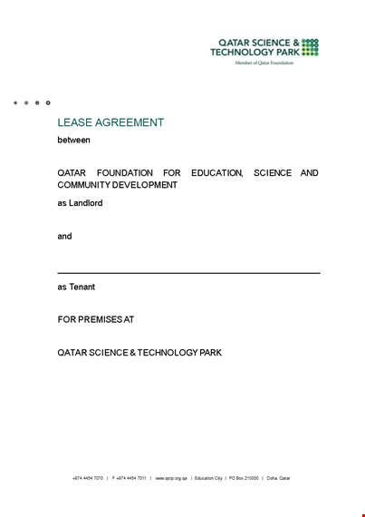 land lease agreement template for parking template
