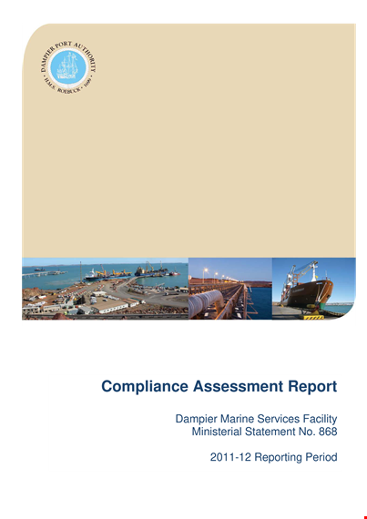 compliance assessment template template