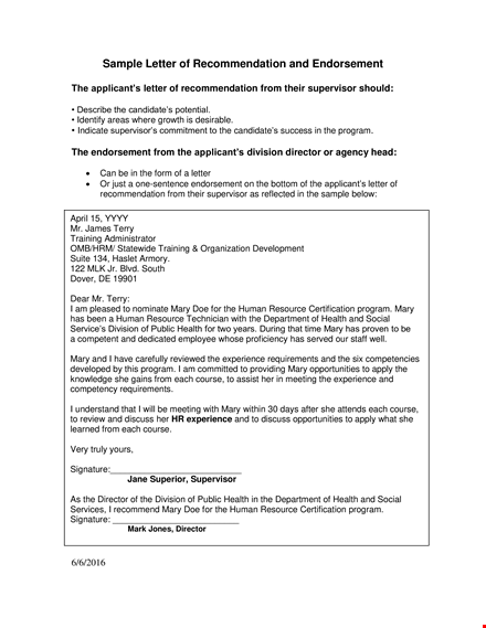 short letter of recommendation for employment template