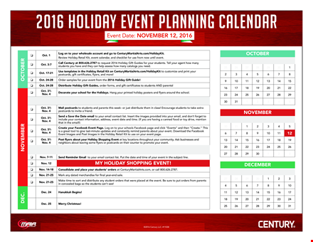 event planning template