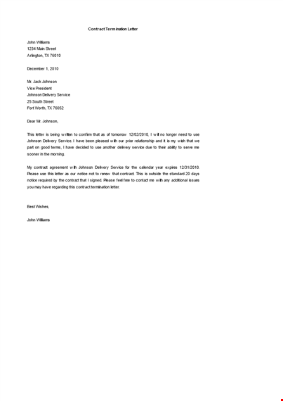 termination of services contract letter template download bglekceij template