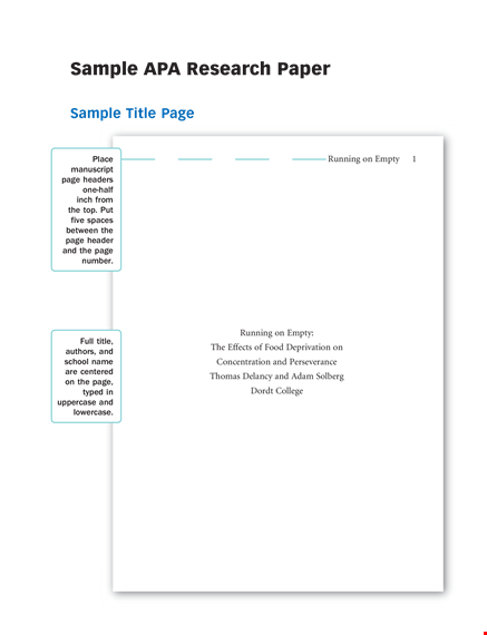 research paper abstract template template