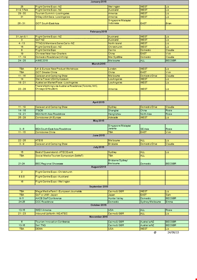 marketing event template