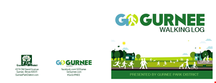 gurnee running log | track your runs and walks with gogurnee template