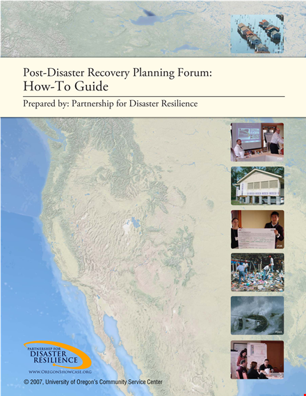post disaster recovery plan template