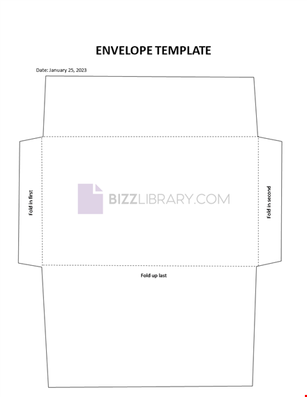 envelope printable template template