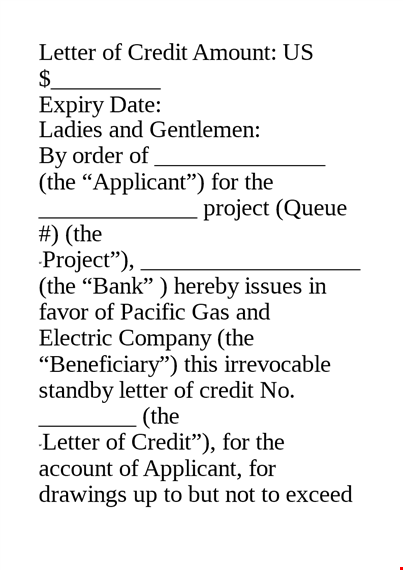 credit reference letter from utility company template