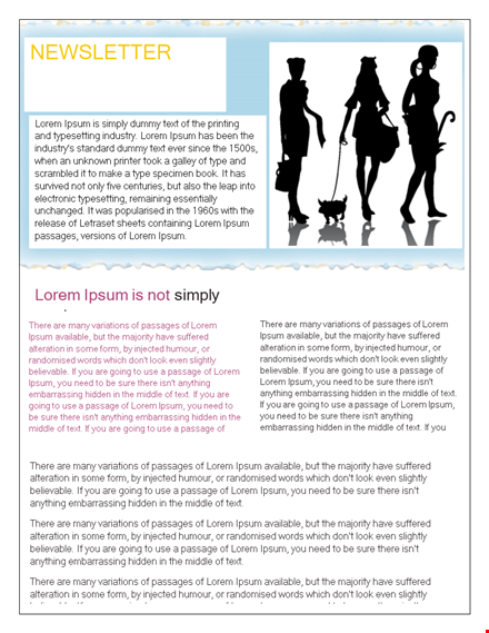custom newsletter templates for your business | lorem ipsum template