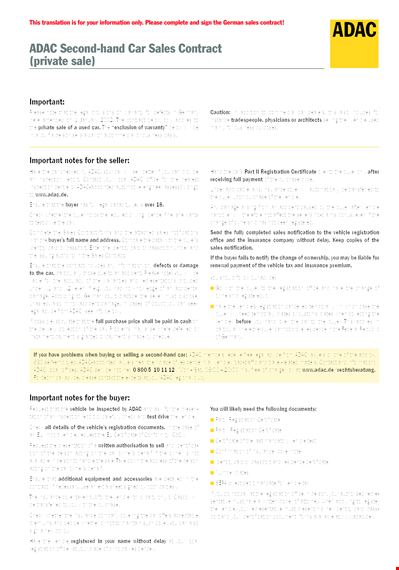 vehicle purchase agreement template