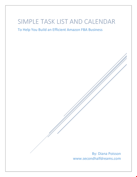 task list calendar template template