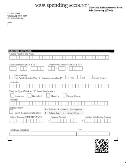 education reimbursement form template template