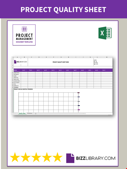 project quality sheet template