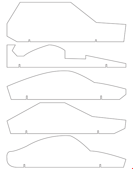 pinewood derby templates - free designs and tips for your pinewood derby car template
