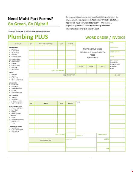 plumbing invoice forms cfeogjkgoq template