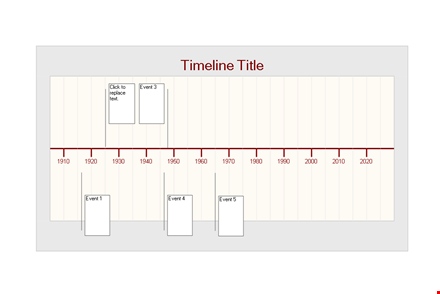 efficient timeline template template