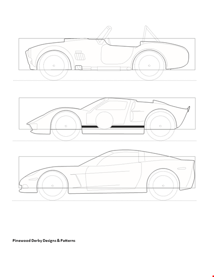 best pinewood derby templates and designs for your winning car - pinewood derby. template