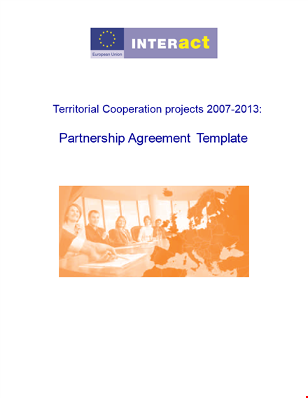 partnership agreement word format template
