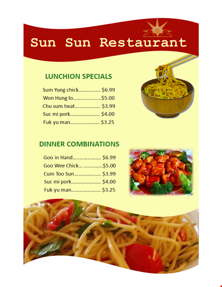 creative menu templates for restaurants - download now! template