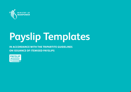 salary slip template - total and shown overtime breakdown template