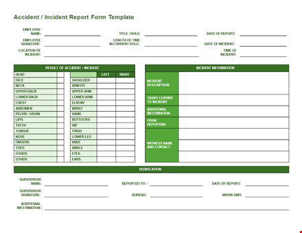 police report template - create professionally detailed incident reports template