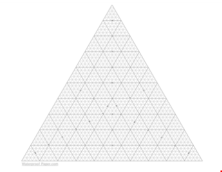 printable triangular graph paper template