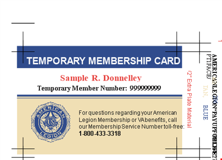 membership benefits for veterans | legion american - design template template