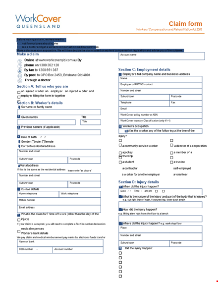 claim form fm v irrvdbspd template