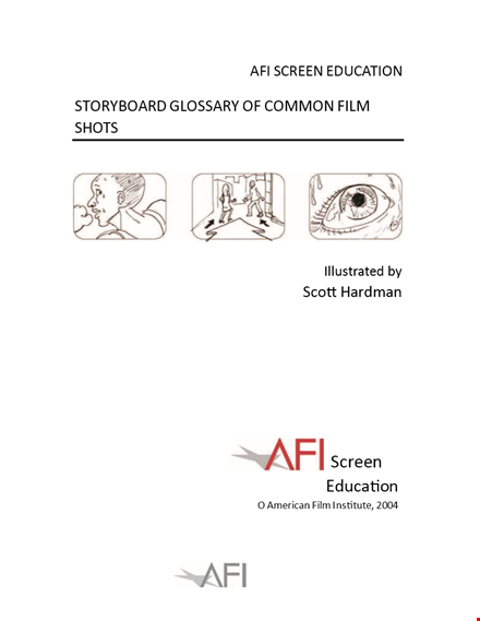 short film storyboard template template