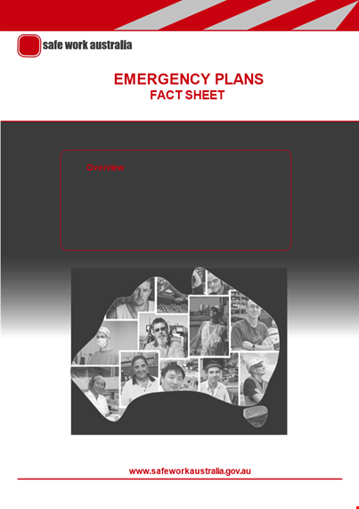 emergency fact sheet template for workplace - example and workers template